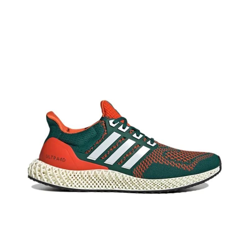 Adidas Ultra 4D 'Miami Hurricanes'-1