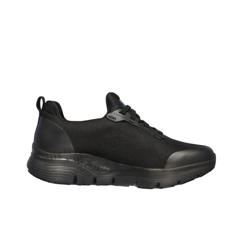 Skechers ARCH FIT SR Low-Top Casual Shoes Women's All Black-1