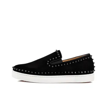 CL LUBOTING Pik Boat Low Top Stylish Skateboarding Shoes Men's Black