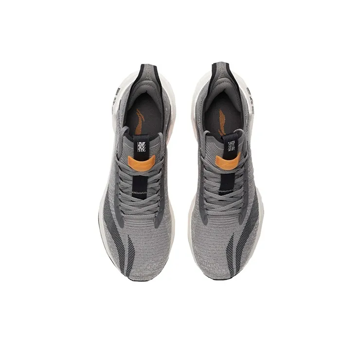 LiNing Jueying Essential Anti-Slip Wear-Resistant Low-Top Running Shoes Men's Gray-2