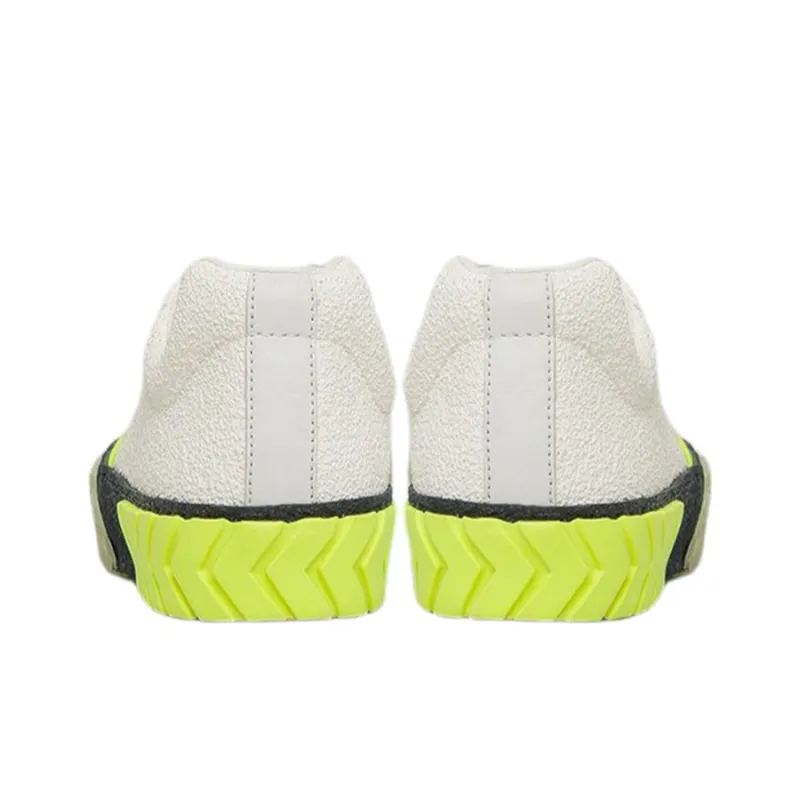 Both Broken Skateboard Shoes Women's Low Top White Green Black-4