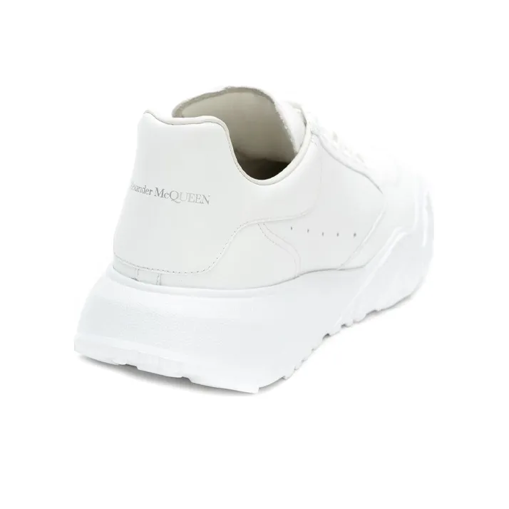 Alexander McQueen Court Trainers 'White Leather'-3