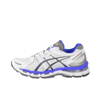 Asics Gel-Kayano 19 Low-Top Running Shoes Women's White Blue