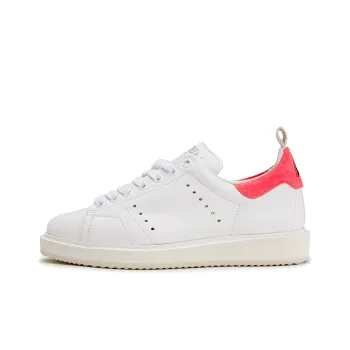 Golden Goose GGDB Starter Skateboard Shoes Women's Low Top White, Pink