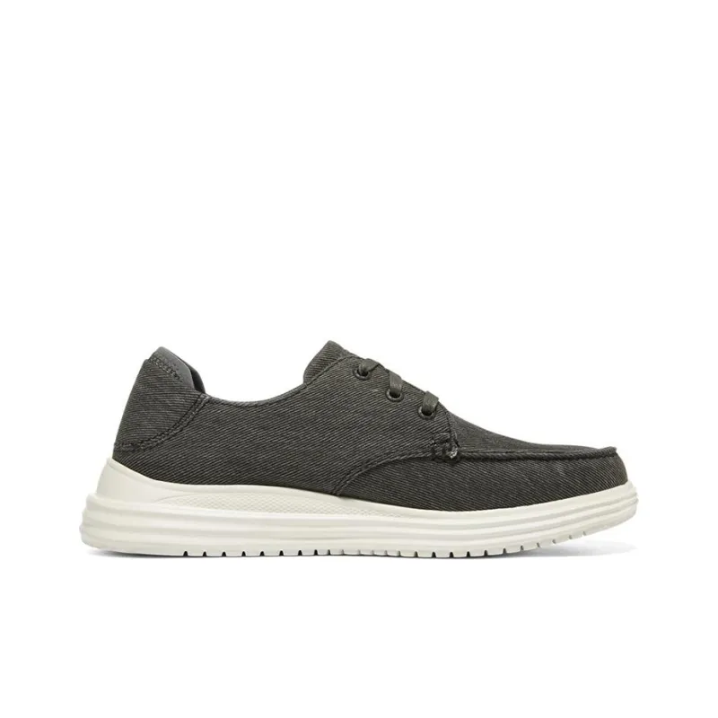 Skechers Proven Wear-Resistant Low-Top Casual Shoes Men's Black-1