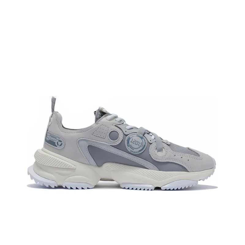 LiNing Nebula M1 Shock Absorbers Slip Resistant, Abrasion Resistant, Lightweight Low Top Sports Casual Shoes Men's Gray-3