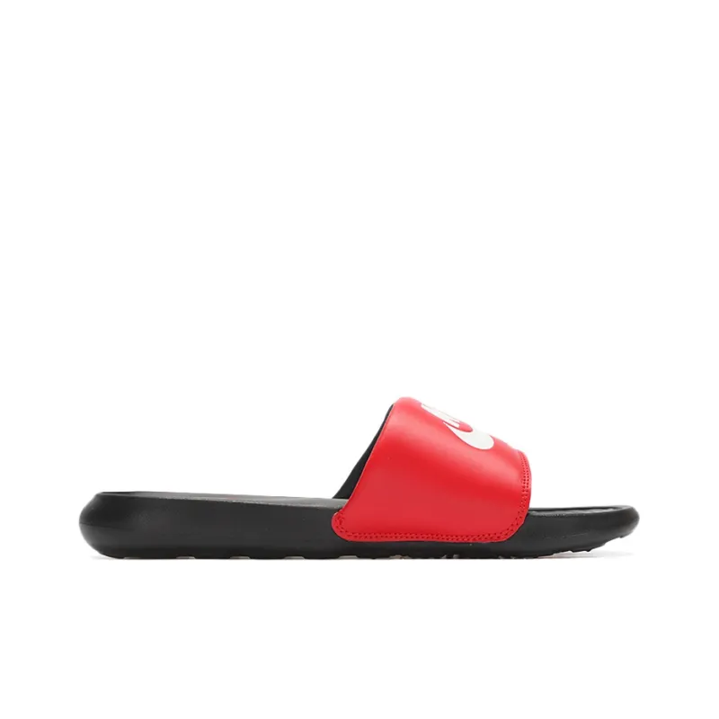 Nike Victori One Slide Mix Cozy Non Slip Sports Black Red Sandals 'Red Black'-1
