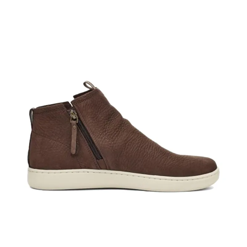 UGG Pismo Cowhide Sports Shoe Zipper Brown-1