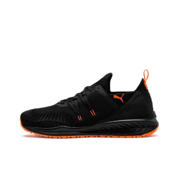 PUMA Ignite Ronin Ignlte Ronin Lightweight Wear-resistant And Non-slip Low-Top Running Shoes Men's Black Orange