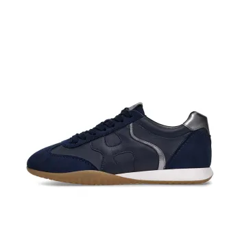 HOGAN Olympia z Cushioning, Slip Resistant, And Abrasion Resistant Low Top Sports Casual Shoes Women's Dark Blue