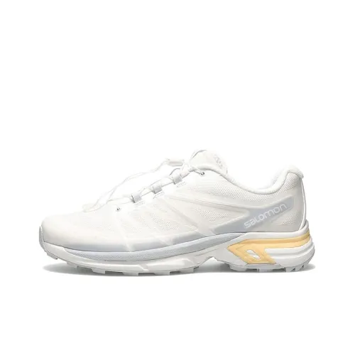 SALOMON XT-Wings 2 Casual Shoes Unisex Low-Top White/Gray/Yellow