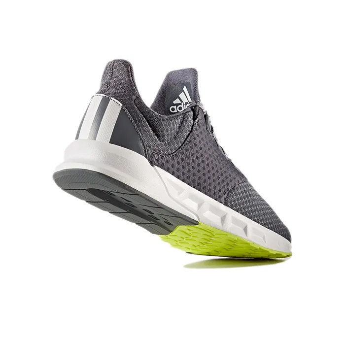 Adidas Falcon Elite 5 Wear-Resistant Low-Top Running Shoes Men's Gray White-3