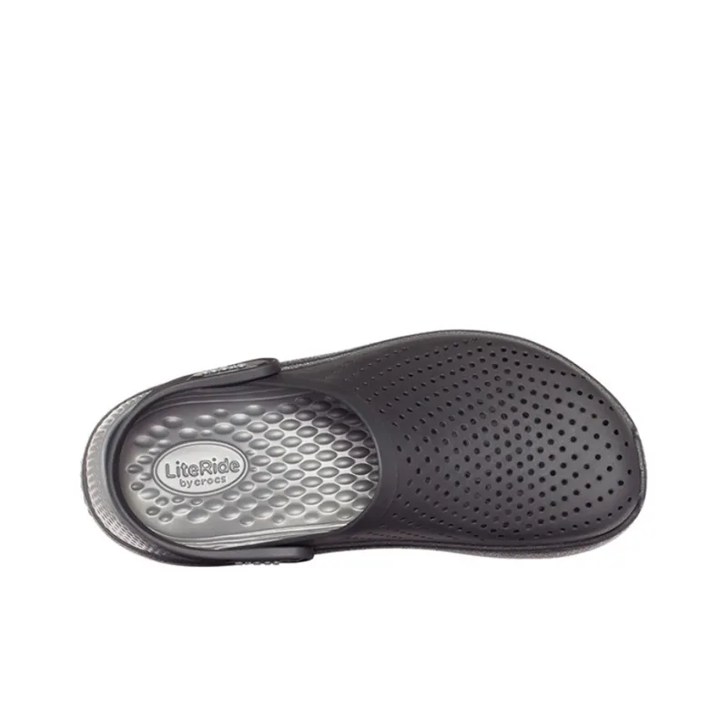 Crocs LiteRide Flash Shoes Unisex Gray Sandals-2