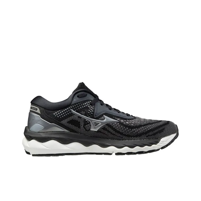 Mizuno Women's Wave Sky 4 'Black Grey' Women's-1