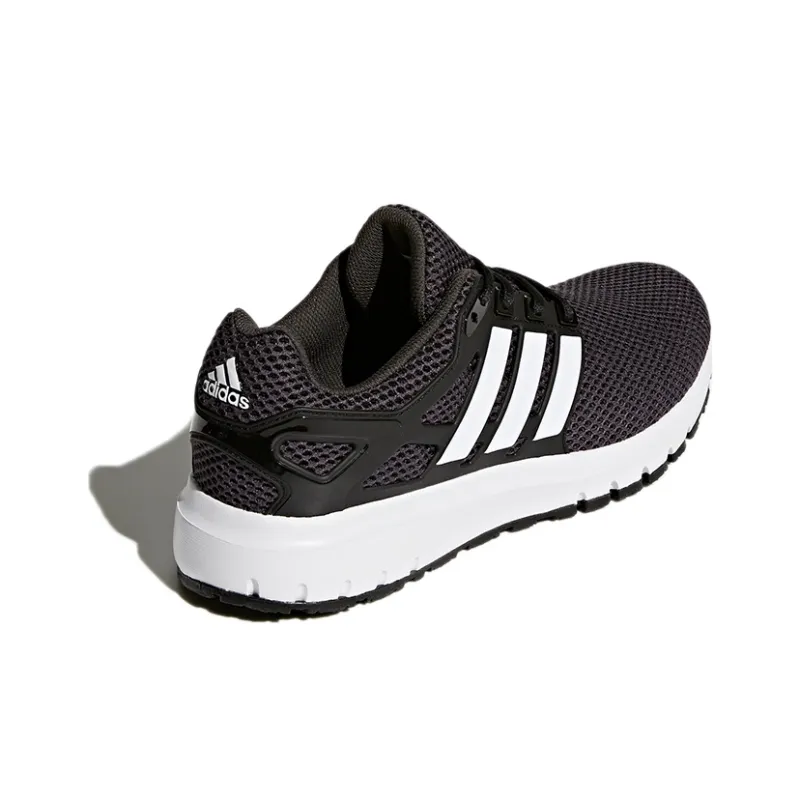 Adidas Energy Cloud Abrasion Resistant Coverage Low Top Running Shoes Men's Graphite Black-3