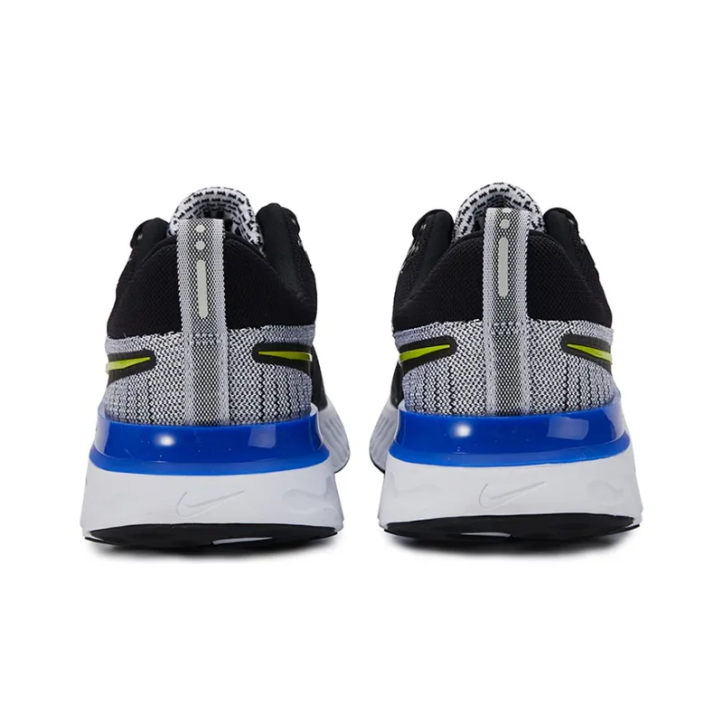 Nike React Infinity Run Flyknit 2 Black White Racer Blue Cyber-3