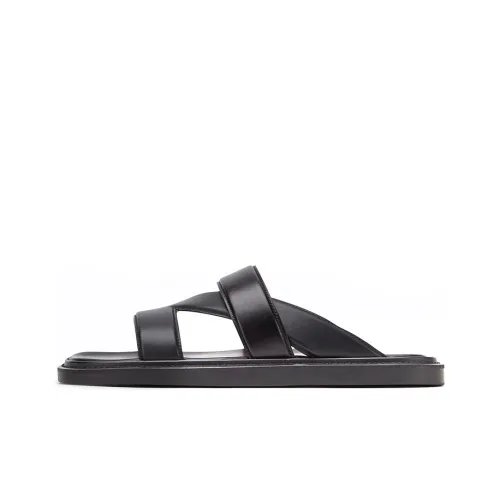 Bottega Veneta Slide Slippers Men Black