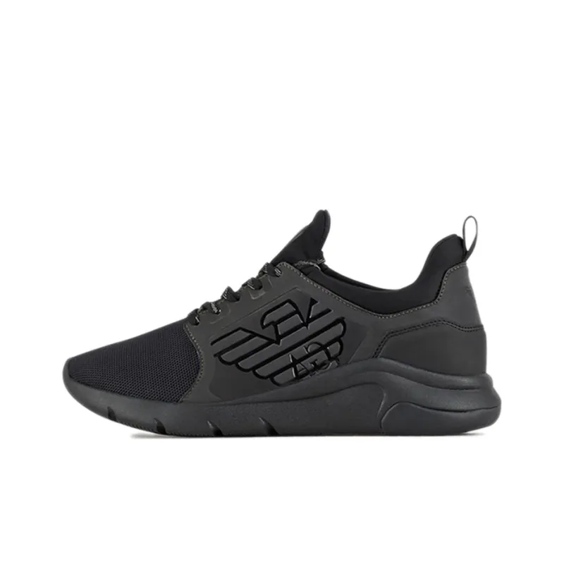 EMPORIO ARMANI Low Top Casual Shoes Unisex Black-0