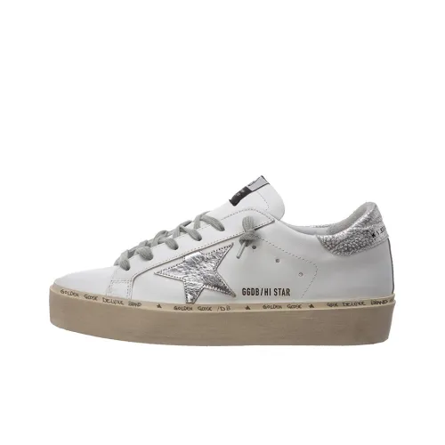 Golden Goose Hi Star Skateboard Shoes Women's Low-Top White