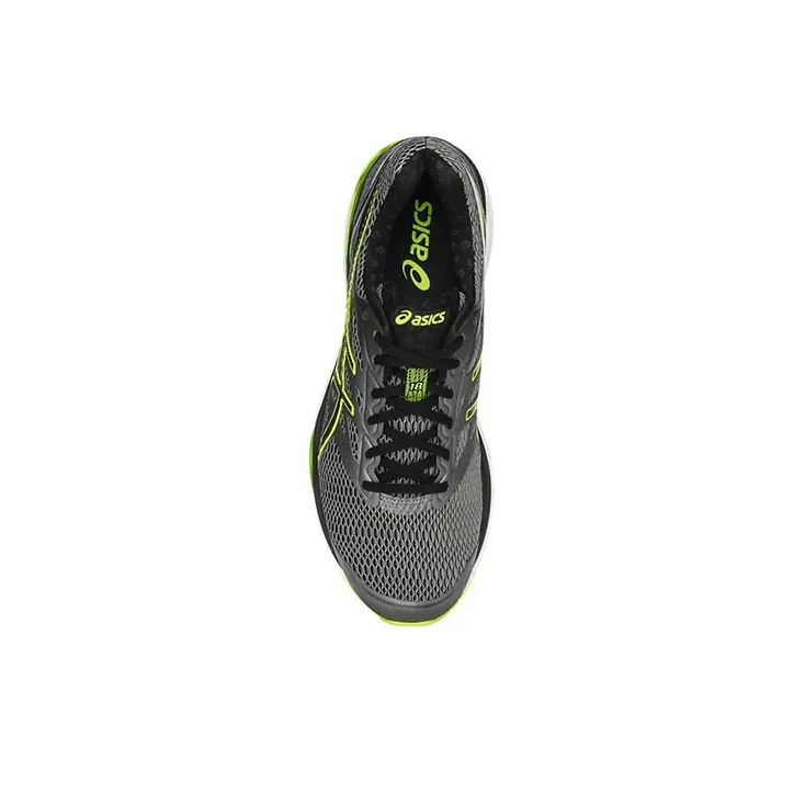 Asics Gel-Cumulus 18 Slip-Resistant Low-Top Running Shoes Men's Silver Black-2