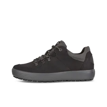 Ecco Soft 7 Skateboard Shoes Men Low Top Black