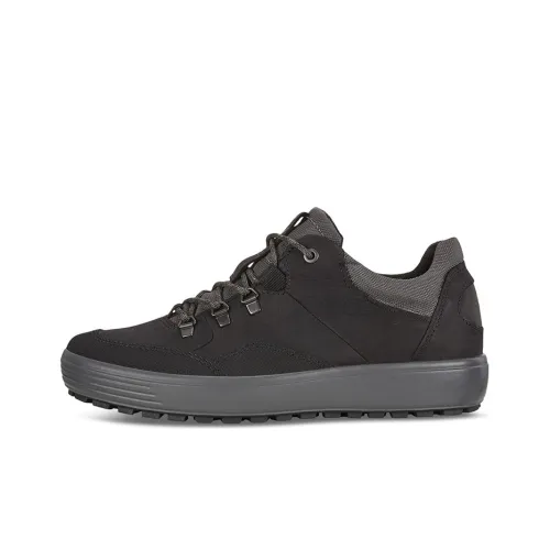 Ecco Soft 7 Skateboard Shoes Men Low-Top Black