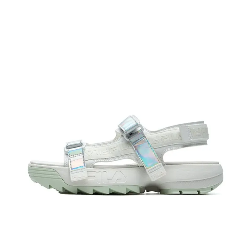 FILA Disruptor Sports Sandals Gs White Women's-0