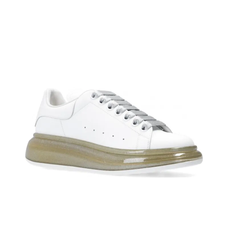 Alexander McQueen Oversized Gold Translucent Women's-2