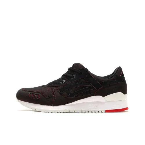 Asics Gel-Lyte 3 Running Shoes Men Low-Top Black/Red