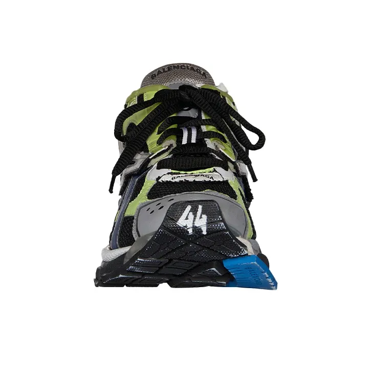 Balenciaga Runner Green Blue Black Grey-2