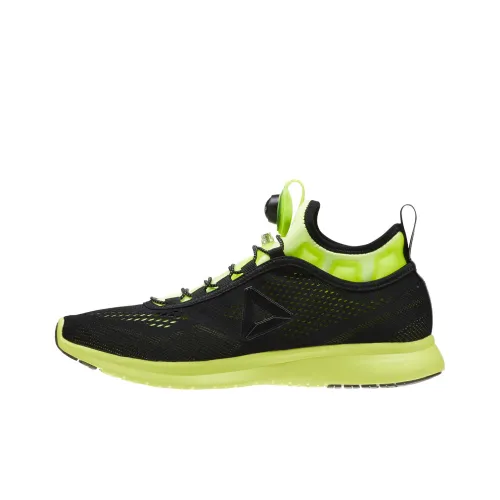 Reebok Pump Plus Running Shoes Men Low-Top Black/Yellow