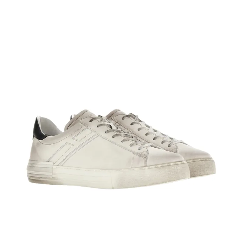 HOGAN Rebel Skateboard Shoes Men Low-Top White-1