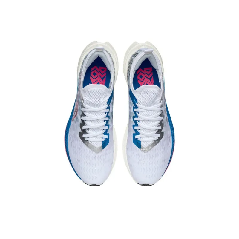 LINING Feidian Discovery Running Shoes Men Low Top Standard White/Blue-3