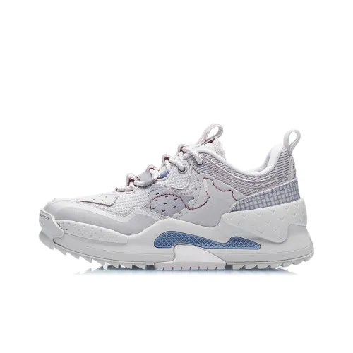 LINING Casual Shoes Women's Low-Top Pink Gray Purple