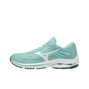 Mizuno Wave Rider 24 Running Shoes Women's Low Top Green/White