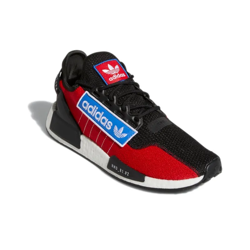 Adidas Originals NMD_R1 V2 'Logo Patch Team Power Red'-2