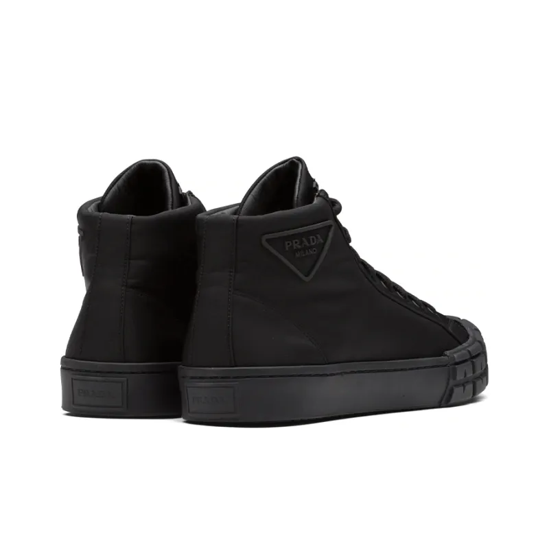 PRADA Gabardine Re-Nylon High 'Black'-4