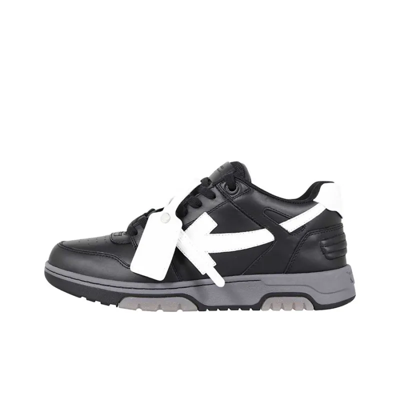 OFF WHITE Out Of Office Ooo Low Tops Black Gray White FW21-0