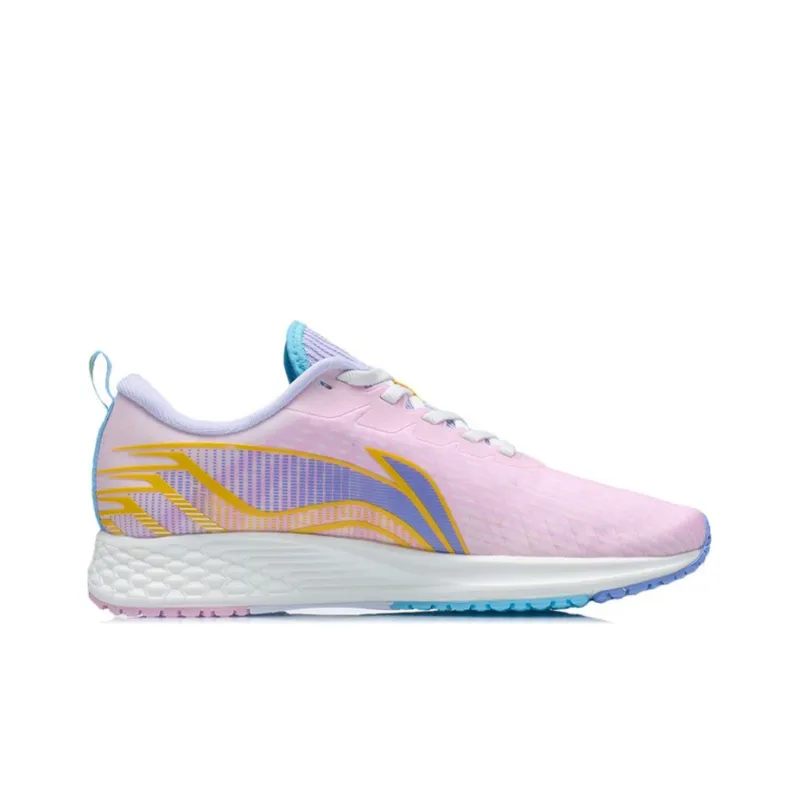 LiNing Cushioning Rebound Low Top Running Shoes Women's Peachy Pink-1