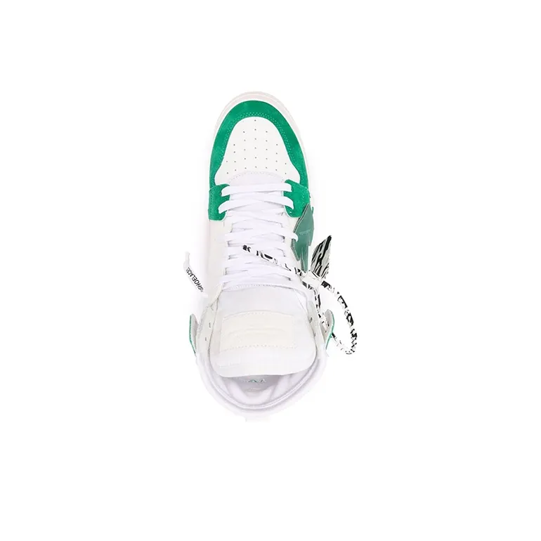 OFF WHITE Vulcanized High Top 'Green White'-4