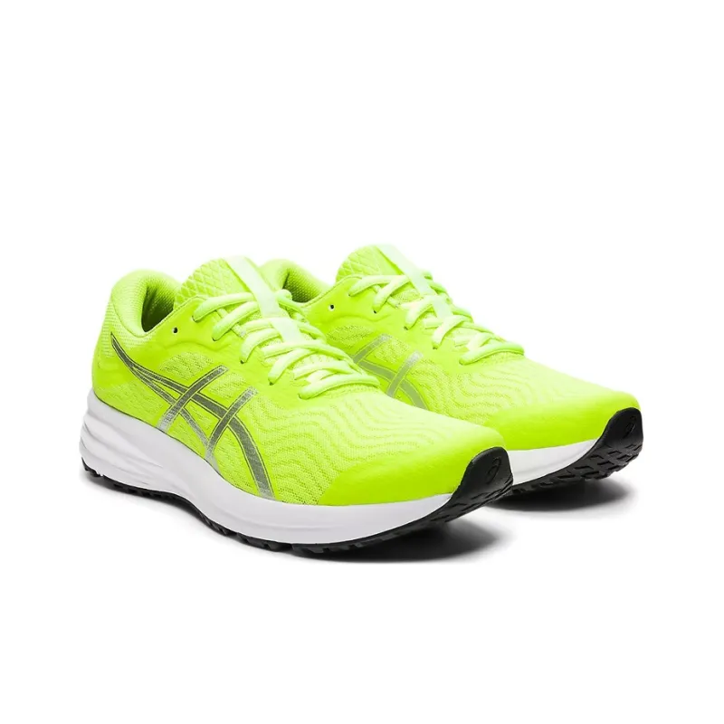Asics Patriot 12 Wear-Resistant Low-Top Running Shoes Women's Neon Yellow-2