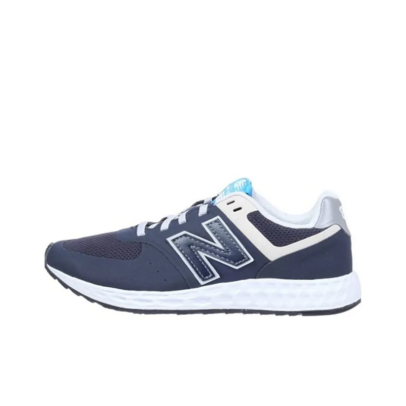 New Balance NB 574 Series Running Shoes Men Low-Top Marine Blue-0