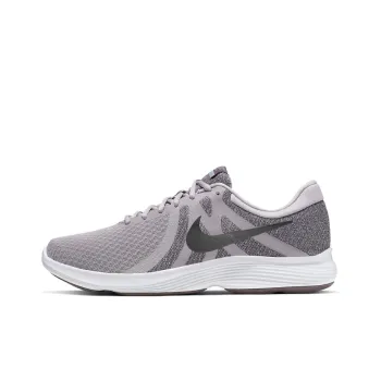 Nike Revolution 4 Breathable Shock Absorption Non Slip Low Tops Gray