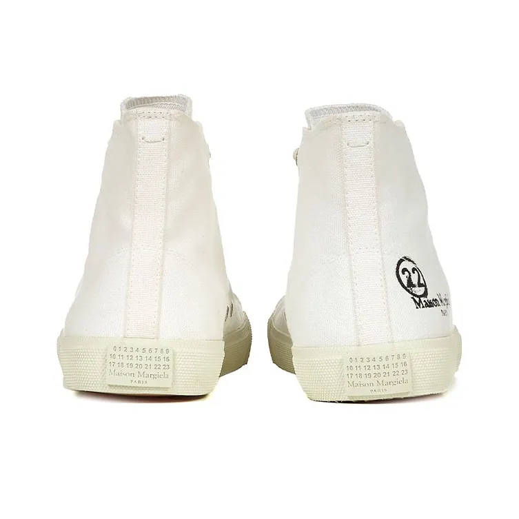 Maison Margiela Tabi High Top Stylish Skateboarding Shoes Women's White-4