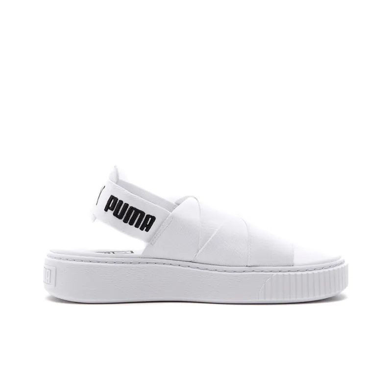 PUMA Platform Trace Sports Sandals 'White Black' Women's-1