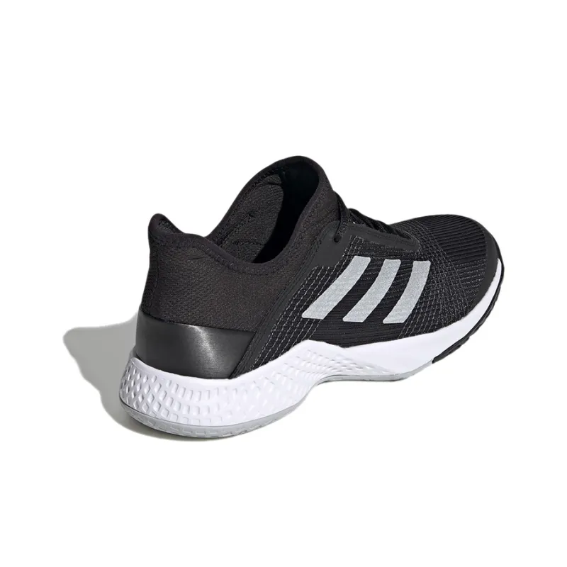 Adidas Adizero Club Anti-Slip And Wear-Resistant Breathable Low-Top Running Shoes Men's Black White Silver-3