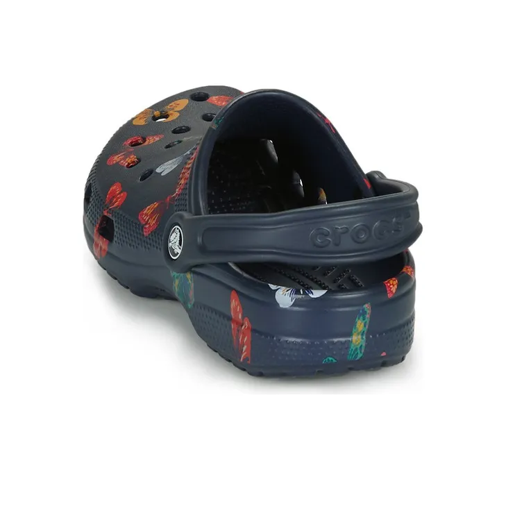 Crocs Classic Vacay Vibes Butterfly Clogs 'Navy Multi'-5