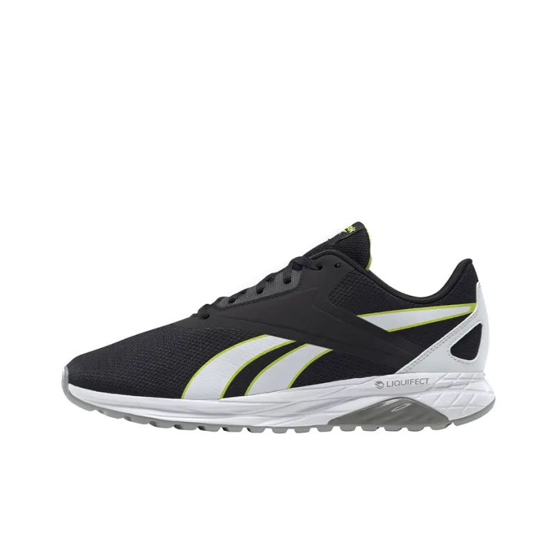 Reebok Liquifect 90 Cushioned Anti-Slip And Wear-Resistant Lightweight Casual Running Shoes Men's Black White-0