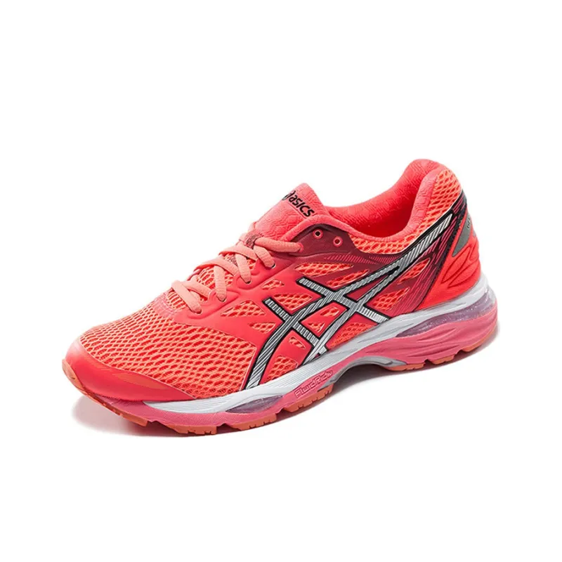 Asics Gel Cumulus 18 Anti Slip Wear Resistant Low Top Running Shoes Women's Orange-1