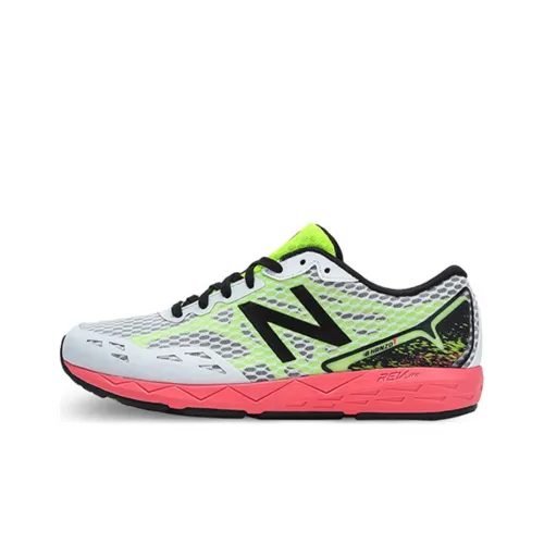New Balance NB Hanzo Cushioning Anti-Slip And Wear-Resistant Low-Top Running Shoes Women's Green White